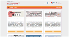 Desktop Screenshot of catedrademedicinainterna.com
