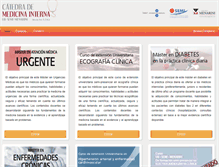 Tablet Screenshot of catedrademedicinainterna.com